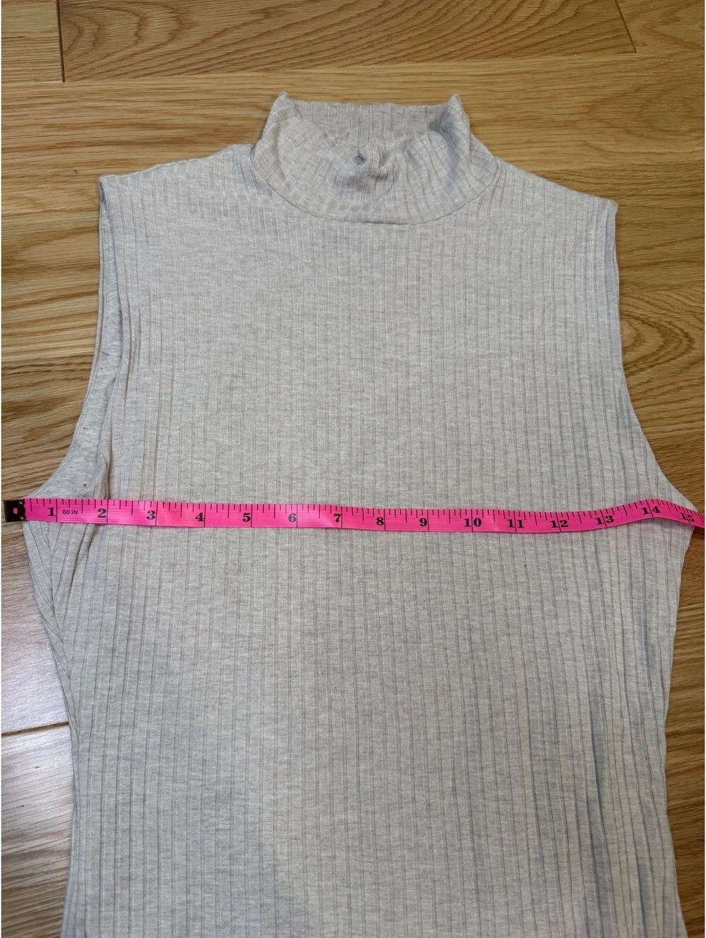 A&F Sleeveless Ribbed Turtleneck Bodysuit Size S - Picture 3 of 6